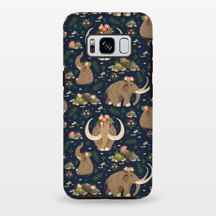 Galaxy S8 plus StrongFit Cute mammoths by Julia Badeeva