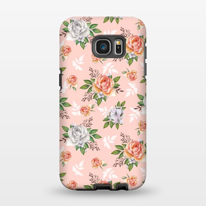 Galaxy S7 EDGE StrongFit Vintage roses by Julia Badeeva