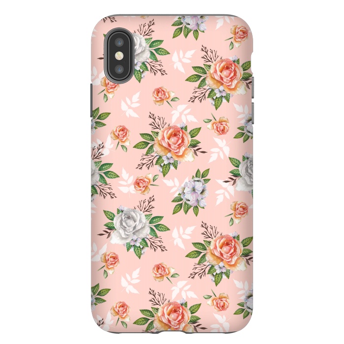 iPhone Xs Max StrongFit Vintage roses by Julia Badeeva