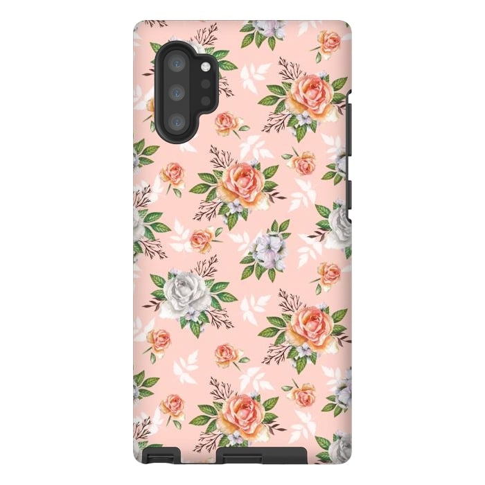 Galaxy Note 10 plus StrongFit Vintage roses by Julia Badeeva