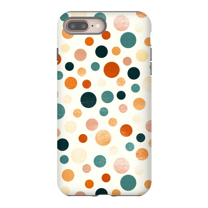 iPhone 7 plus StrongFit Whimsical Polka Dots by Tigatiga