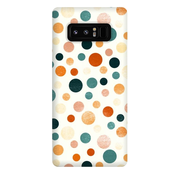 Galaxy Note 8 StrongFit Whimsical Polka Dots by Tigatiga
