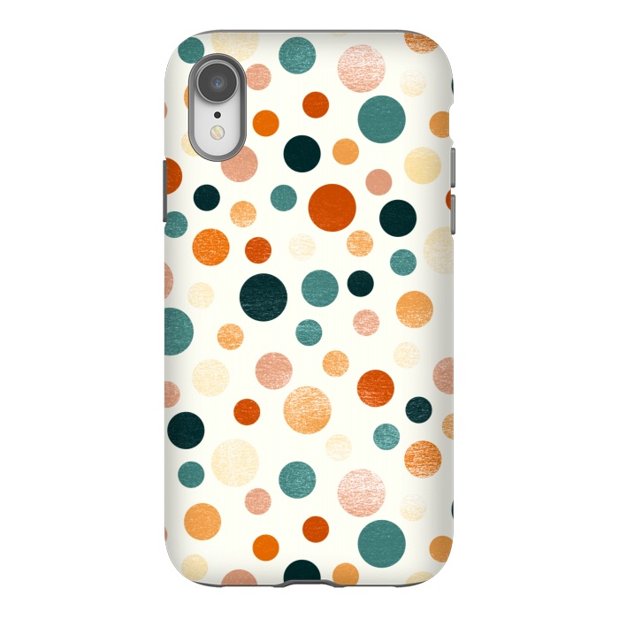iPhone Xr StrongFit Whimsical Polka Dots by Tigatiga