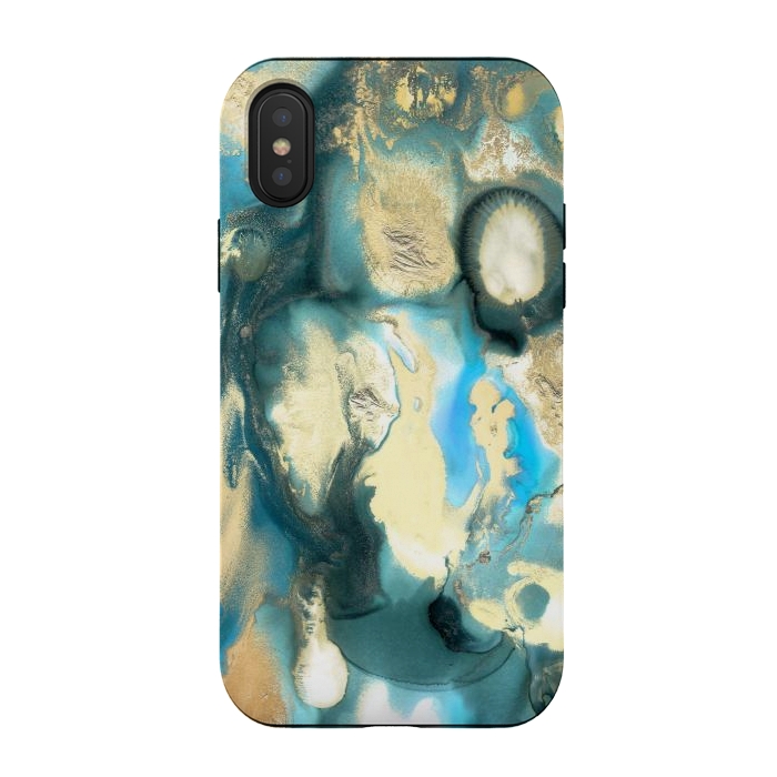 iPhone Xs / X StrongFit Golden Reef by Tangerine-Tane