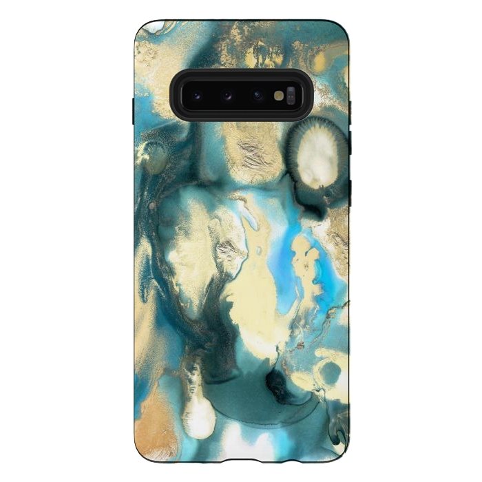 Galaxy S10 plus StrongFit Golden Reef by Tangerine-Tane