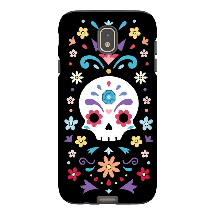 Galaxy J7 StrongFit Cute day of the dead by Laura Nagel