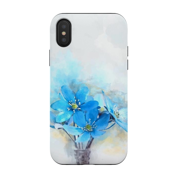 iPhone Xs / X StrongFit Summer Blue by Creativeaxle
