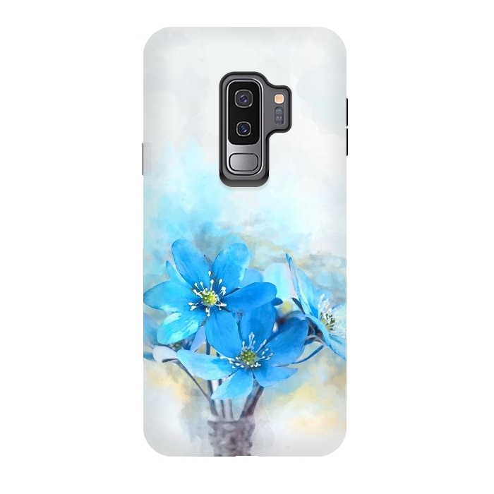Galaxy S9 plus StrongFit Summer Blue by Creativeaxle