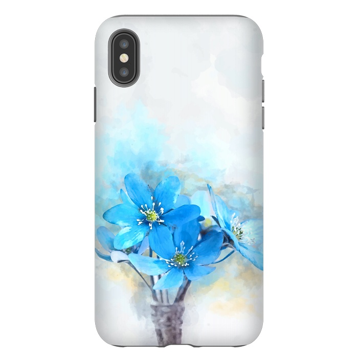 iPhone Xs Max StrongFit Summer Blue by Creativeaxle