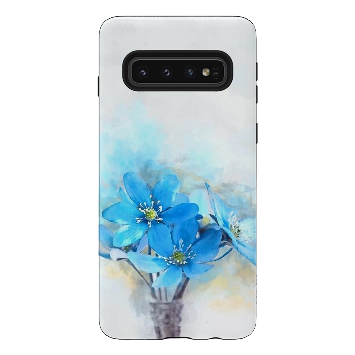 Galaxy S10 StrongFit Summer Blue by Creativeaxle