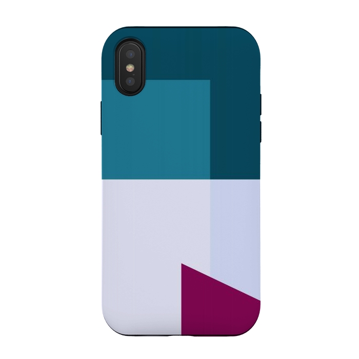 iPhone Xs / X StrongFit Pretty Blue by Creativeaxle