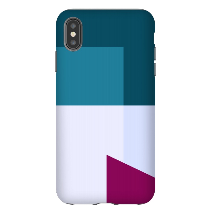 iPhone Xs Max StrongFit Pretty Blue by Creativeaxle