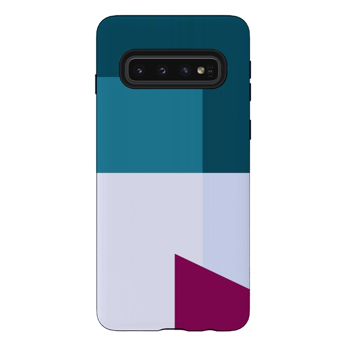 Galaxy S10 StrongFit Pretty Blue by Creativeaxle