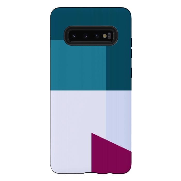Galaxy S10 plus StrongFit Pretty Blue by Creativeaxle