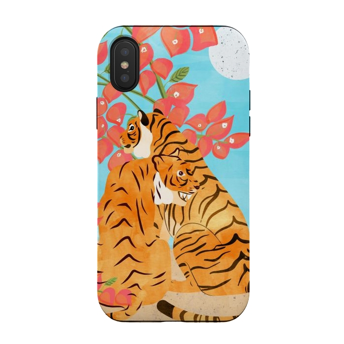 iPhone Xs / X StrongFit Tiger Honeymoon by Uma Prabhakar Gokhale