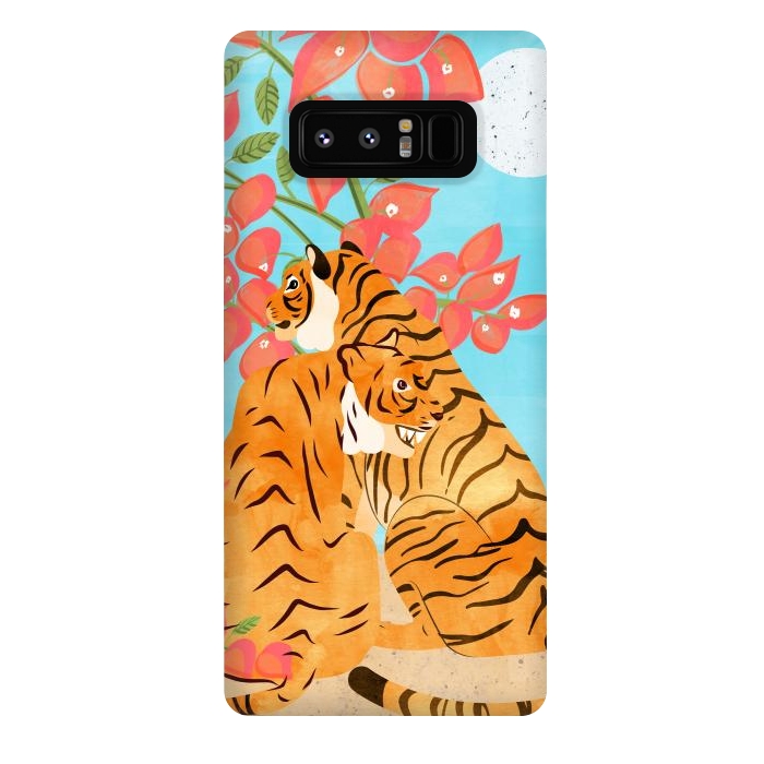 Galaxy Note 8 StrongFit Tiger Honeymoon by Uma Prabhakar Gokhale