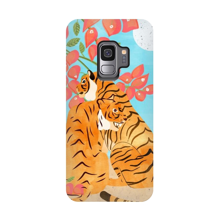 Galaxy S9 StrongFit Tiger Honeymoon by Uma Prabhakar Gokhale