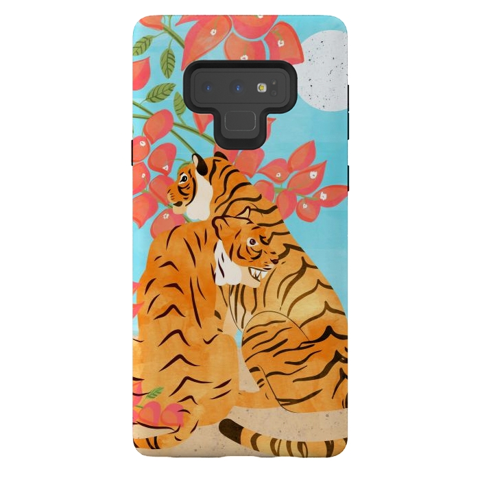 Galaxy Note 9 StrongFit Tiger Honeymoon by Uma Prabhakar Gokhale