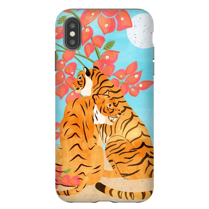 iPhone Xs Max StrongFit Tiger Honeymoon by Uma Prabhakar Gokhale