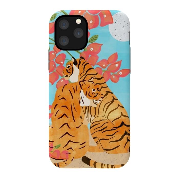 iPhone 11 Pro StrongFit Tiger Honeymoon by Uma Prabhakar Gokhale