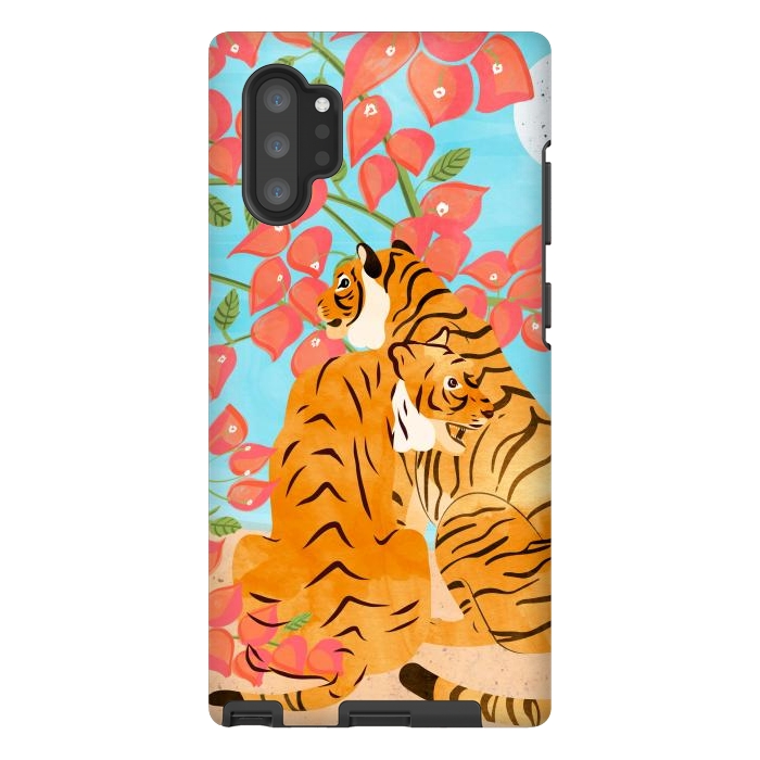 Galaxy Note 10 plus StrongFit Tiger Honeymoon by Uma Prabhakar Gokhale