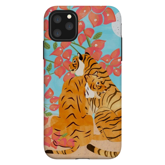 iPhone 11 Pro Max StrongFit Tiger Honeymoon by Uma Prabhakar Gokhale
