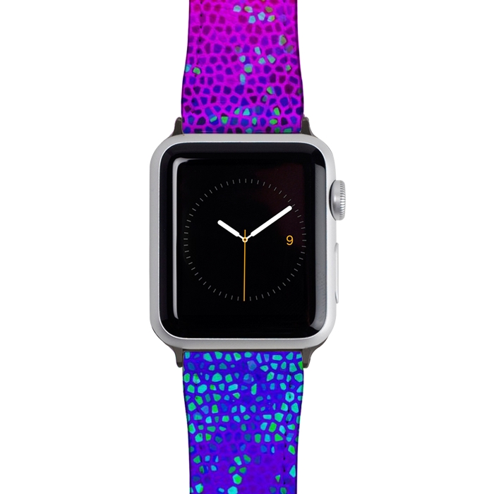Watch 42mm / 44mm Strap PU leather Glitter Star Dust G248 by Medusa GraphicArt
