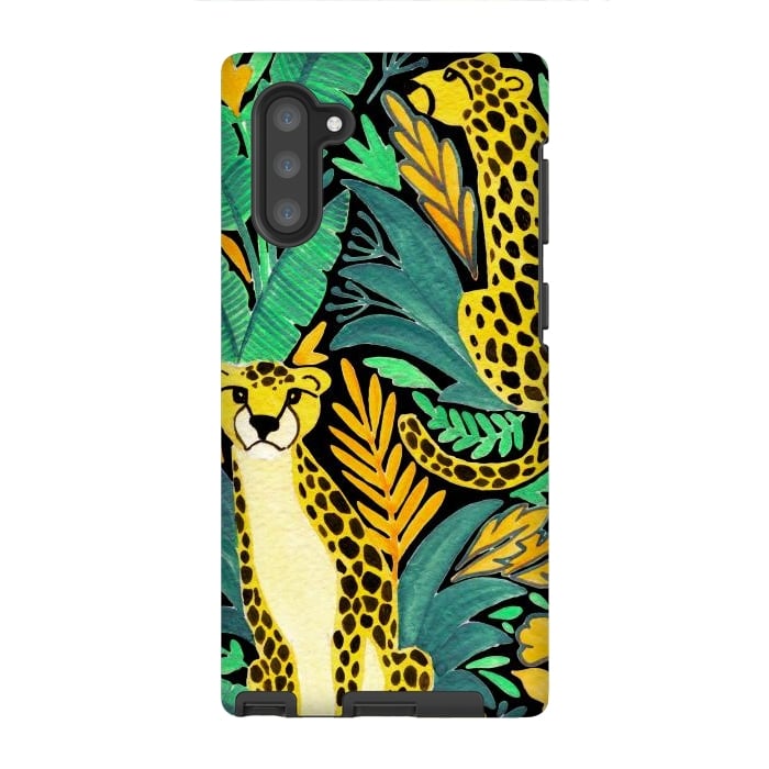 Galaxy Note 10 StrongFit Leopards by Julia Badeeva