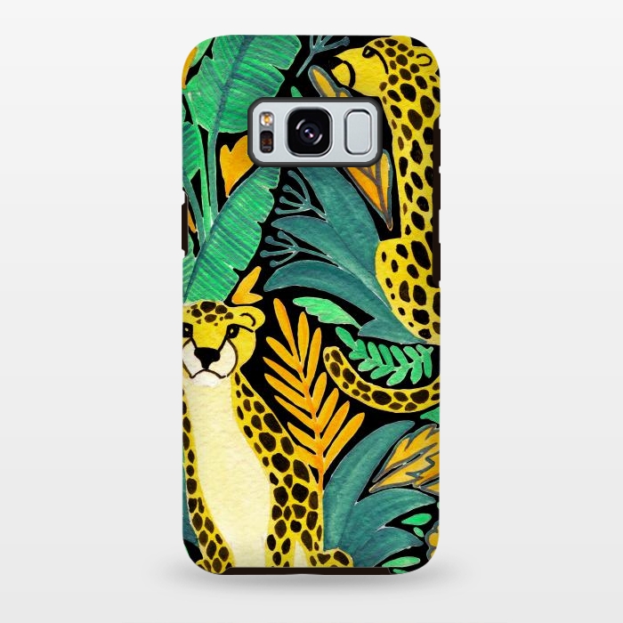 Galaxy S8 plus StrongFit Leopards by Julia Badeeva