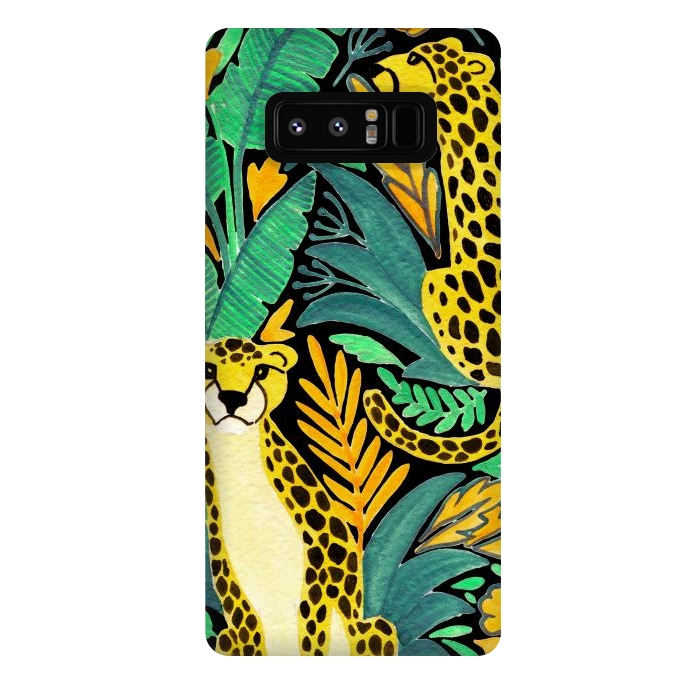 Galaxy Note 8 StrongFit Leopards by Julia Badeeva