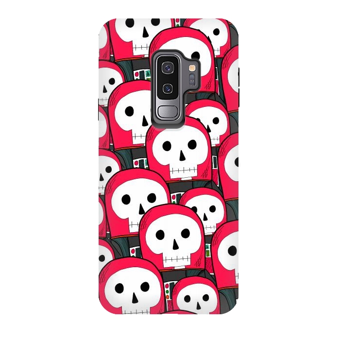 Galaxy S9 plus StrongFit The skeleton astronauts by Steve Wade (Swade)