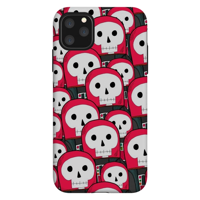 iPhone 11 Pro Max StrongFit The skeleton astronauts by Steve Wade (Swade)