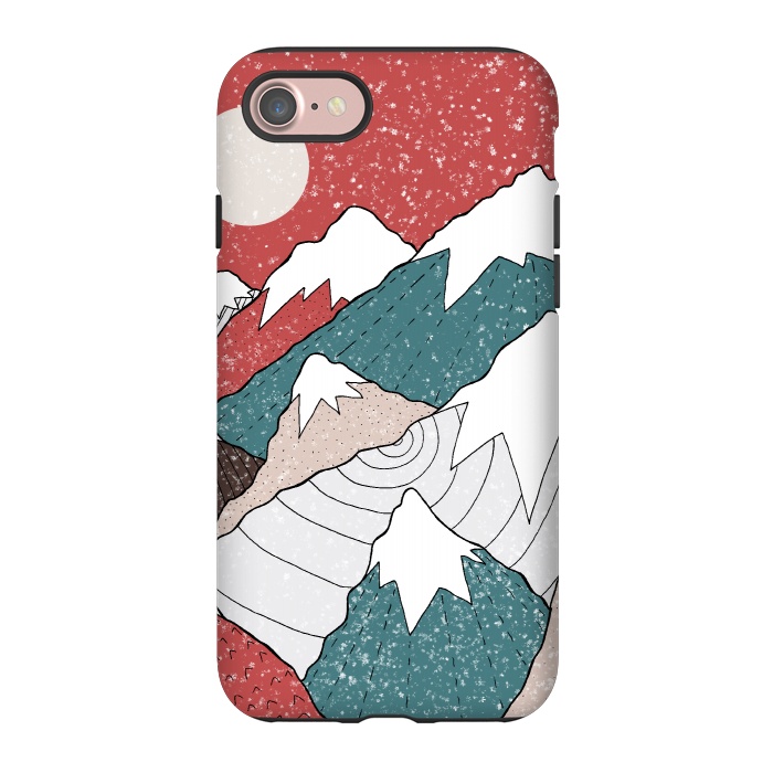 iPhone 7 StrongFit The winter snow peaks by Steve Wade (Swade)