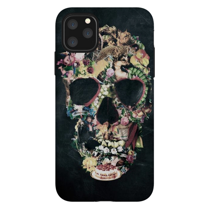 iPhone 11 Pro Max StrongFit Vintage Skull by Ali Gulec