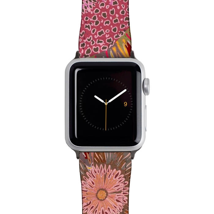 Watch 38mm / 40mm Strap PU leather A Daisy Day by Lotti Brown