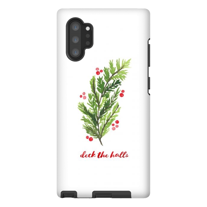Galaxy Note 10 plus StrongFit Deck the Halls by Noonday Design