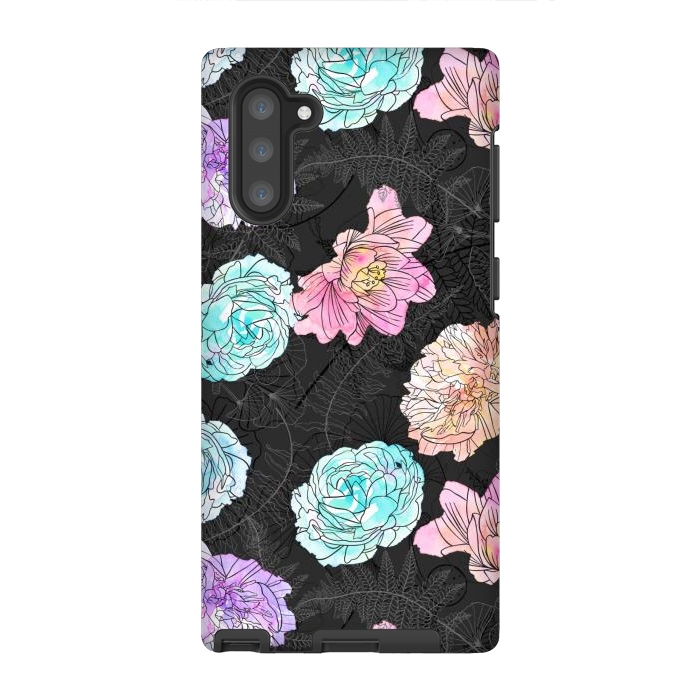 Galaxy Note 10 StrongFit Color Pop Floral by Noonday Design