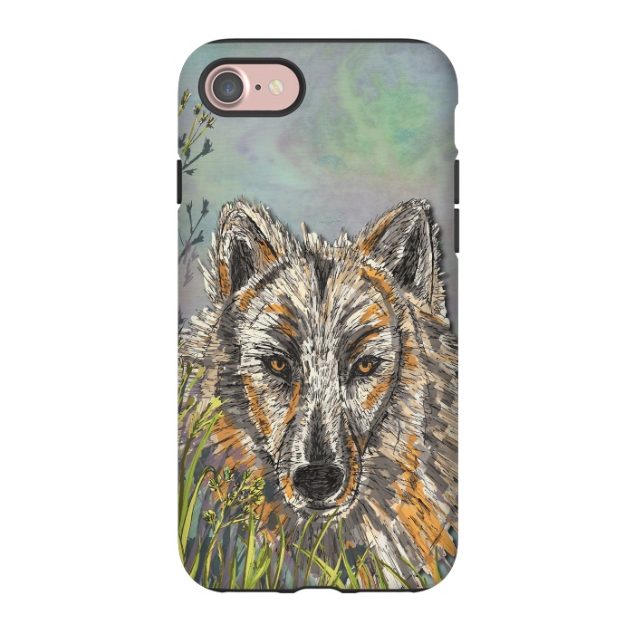 iPhone 7 StrongFit Wolf I by Lotti Brown