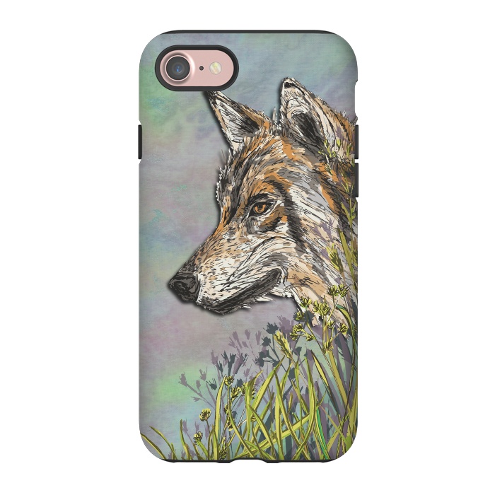 iPhone 7 StrongFit Wolf II by Lotti Brown