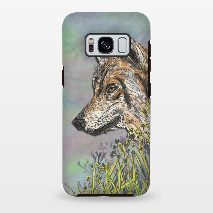 Galaxy S8 plus StrongFit Wolf II by Lotti Brown