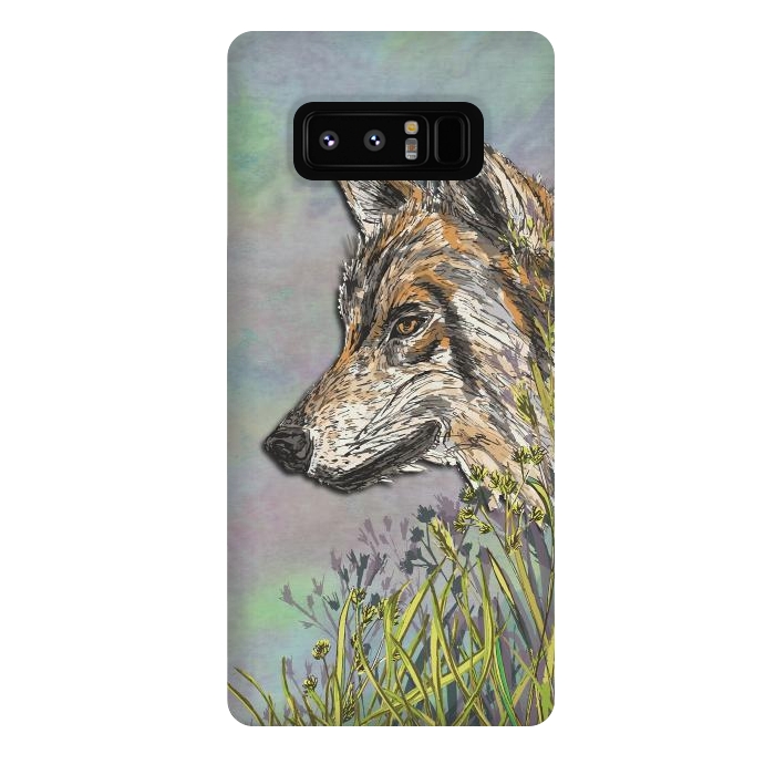 Galaxy Note 8 StrongFit Wolf II by Lotti Brown