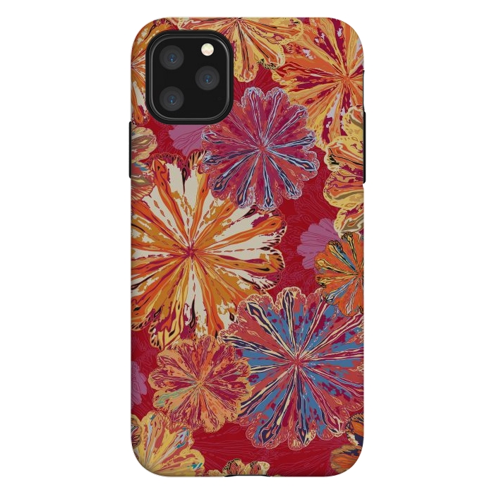 iPhone 11 Pro Max StrongFit Poppytops Carnival by Lotti Brown