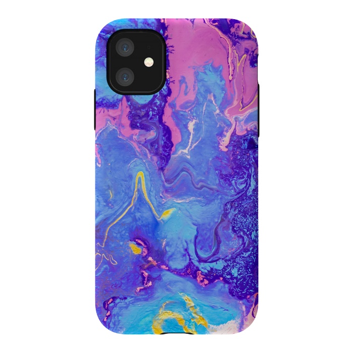 iPhone 11 StrongFit Colorful Modern Art by ArtsCase