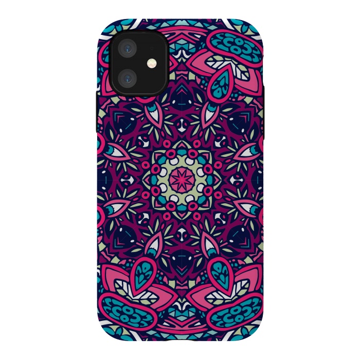 iPhone 11 StrongFit Bright Color Mandalas I by ArtsCase