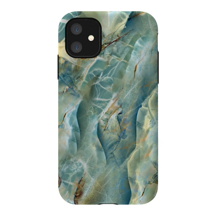iPhone 11 StrongFit Green Marble Design by ArtsCase