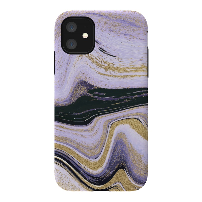 iPhone 11 StrongFit Ink Painting Abstract Pattern by ArtsCase