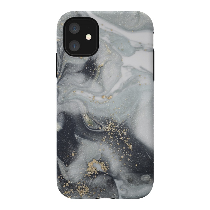 iPhone 11 StrongFit Style Incorporates the Swirls of Marble by ArtsCase
