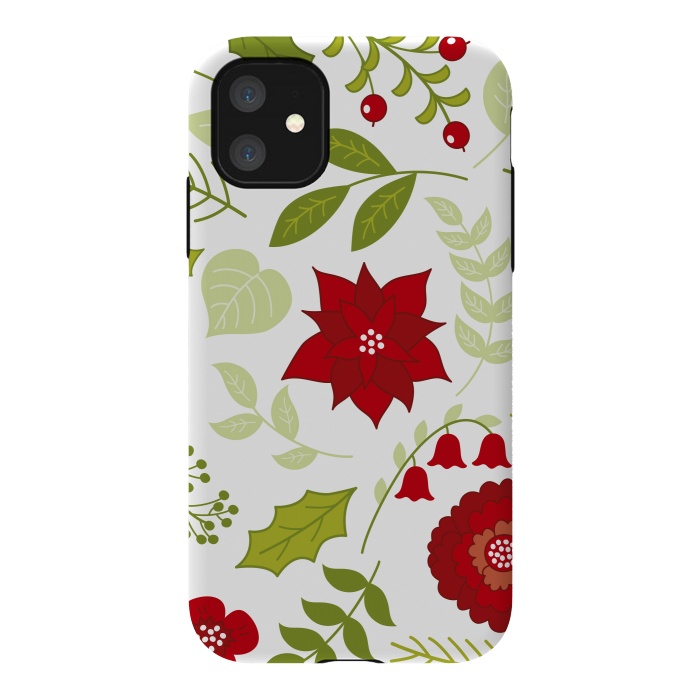 iPhone 11 StrongFit Christmas and New Year forest by ArtsCase