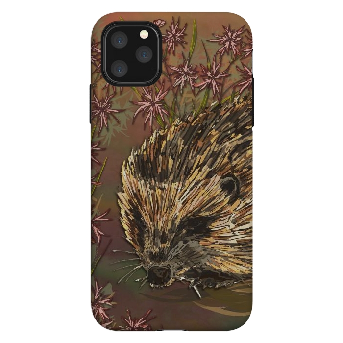 iPhone 11 Pro Max StrongFit Sweet Hedgehog by Lotti Brown
