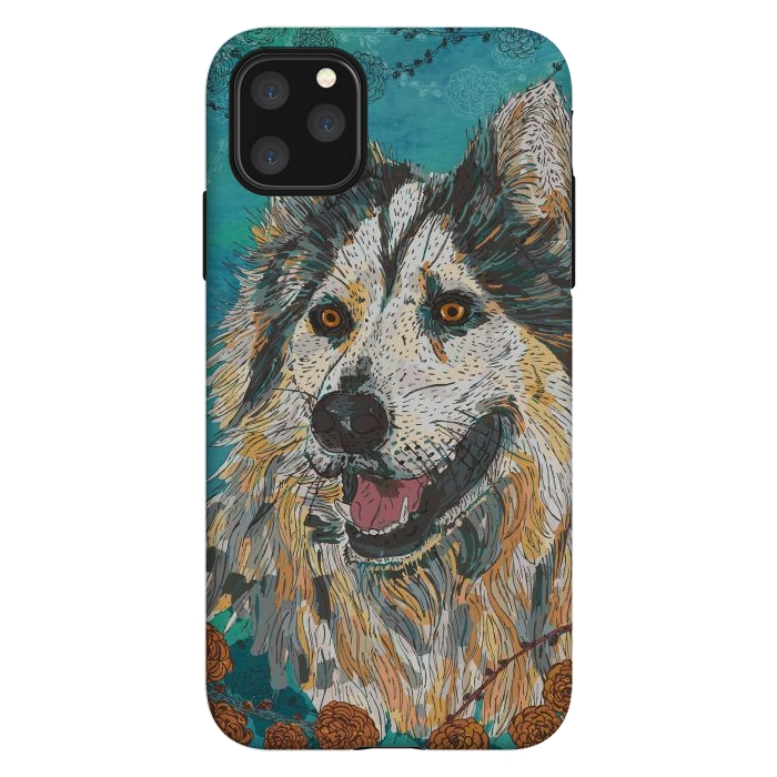 iPhone 11 Pro Max StrongFit Husky by Lotti Brown